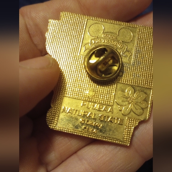 Puma from lion King, Arkansas trading pin 2002 - Picture 3 of 3